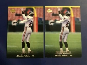 1995 Donruss # 98 BERT EMANUEL Lot 2 Atlanta Falcons Wide Receiver - Picture 1 of 1