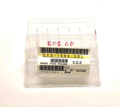 Pantalla de enfoque genuina Canon EOS 6D - Pieza de reparación CY3-1684-001 nueva Foto 1 de 3