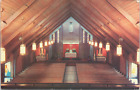 Carte postale vintage Immaculée Conception Église Intérieur Traverse City MI non postée