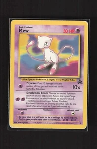 Mew 8 WOTC Black Star Promo Vintage Pokemon Card - Picture 1 of 19
