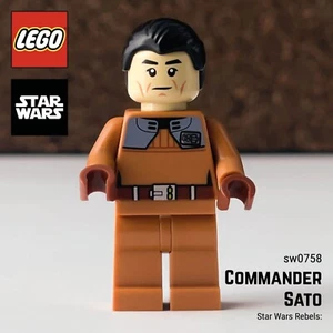 🌈 LEGO Commander Sato sw0758 Minifigure Star Wars - Imagen 1 de 6
