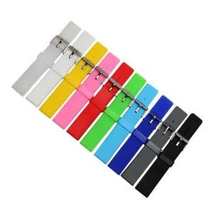 Cinturino orologio silicone gomma morbida nuovo ricambio 20mm - Foto 1 di 10