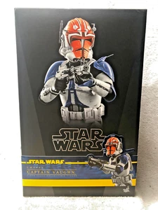 CAPTAIN VAUGHN Hot Toys Star Wars 1:6 Scale Figure TMS065 The Clone Wars NEW - Picture 1 of 2