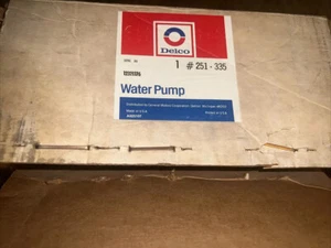 ACDelco 251-335 Water Pump GM#12321376 Made In USA. Fast Free Shipping. - Bild 1 von 3