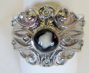 Stainless Steel Nativity Stone Ring Michael Anthony - Picture 1 of 3