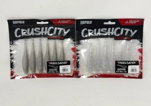 RAPALA ' CRUSH CITY ' FREELOADER ' TWO COLORS ' 4.25" - 6 PCS ' MIXED LOT OF 2 ' - Picture 1 of 2
