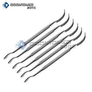6x Bone File Miller #45 Double End Surgical Orthopedic High Quality - Picture 1 of 4