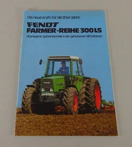 Prospekt / Broschüre Fendt Farmer 305 / 306 / 308 / 309 LS Stand 08/1980 - Zdjęcie 1 z 4