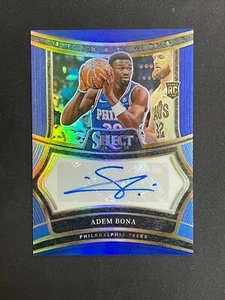 Adem Bona 2024-25 Panini Select /49 RC Auto Blue Prizm Rookie Signatures #RS-ADM - Picture 1 of 2
