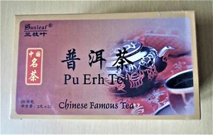 2 boxes Pu Erh Tea | Puer Puerh | Pu Er Cha | 50 Tea Bags | Sanleaf Pu Erh Tea - Picture 1 of 3