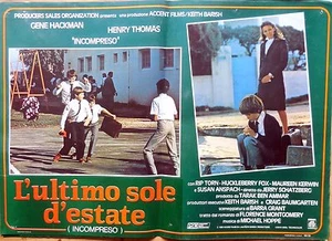 fotobuste lobby card L'ULTIMO SOLE D'ESTATE INCOMPRESO HACKMAN SCHATZBERG - Imagen 1 de 1