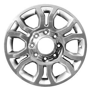 Metallic Polished 6 Double Spoke 18 x 8 Used Wheel - Picture 1 of 1
