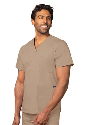 Blusa Médica Adar Unisex Ropa de Trabajo Uniforme Multi Bolsillo Cuello en V Foto 1 de 4