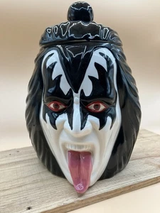 RARE Kiss Gene Simmons Lidded Jar Cookie Jar KISS Catalog 2015 w/BOX The Demon - Picture 1 of 15