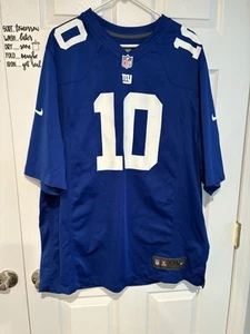 Nike On Field New York Giants #10 Eli Manning Stitched Trikot Gr. 2XL blau - Bild 1 von 15