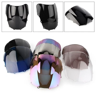 Front Windshield Screen For Fit Kawasaki ZZR600 1993-2004 2003 2002 2001 2000 Foto 1 de 4