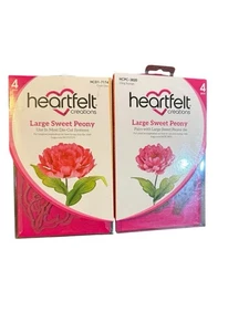 Heartfelt Creations große süße Pfingstrose Klammer Stempel und Stanze  - Bild 1 von 2