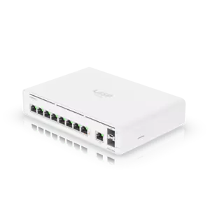 Ubiquiti switch console UISP (9) GbE RJ45 (2) 10G SFP + porte - Foto 1 di 7