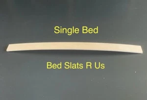 14 x Bed Slat Wooden Single Bed Replacement Curved Sprung Top Quality - Picture 1 of 5