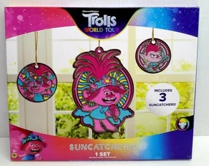 Trolls World Tour Suncatchers Ramo di Papavero Artigianato Set Pittura Divertente - Foto 1 di 3