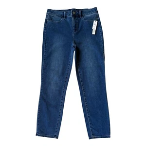 Talbots Makellose High Rise Skinny Leg Crop Medium Wash Jegging Jeans Gr. 4 - Bild 1 von 10
