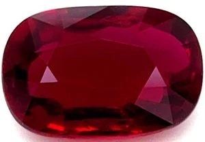 Natural Ruby Gemstone Certified Ruby Loose 1.53 cts Ruby Engagement Ring Making - Picture 1 of 5