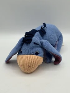 Fisher Price Baby Eeyore Rattle Plush purple Stuffed Animal Toy 12" Vintage 2001 - Picture 1 of 13