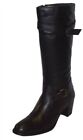 Ladies Damen Stiefel Casual Zip Heeled Knee Length Leather Boots 2080