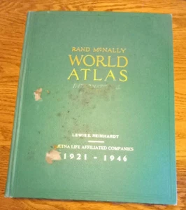 1944 WWII Rand McNally World Atlas International Edition - Picture 1 of 12