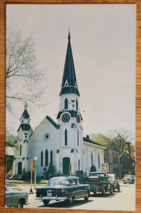 Primera postal universal de colección Vermont década de 1960 color acoplamiento de iglesia - Imagen 1 de 1