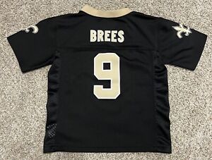 NFL New Orleans Saints Drew Brees Sz 4T Black Nike Baby Toddler Football Jersey