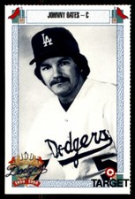 1990 TARGET DODGERS - #582 JOHNNY OATES LOS ANGELES DODGERS