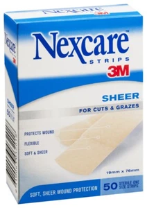NEW Nexcare Sheer Strips 50 - Picture 1 of 1