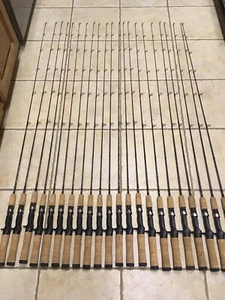 3 Shakespeare Micro Series Graphite UL Casting Rods 4'6 Cork Blu  +gift - Picture 1 of 11