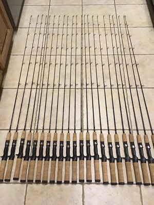 3 Shakespeare Micro Series Graphite UL Casting Rods 4'6 Cork Blu  +gift - Image 1 of 4