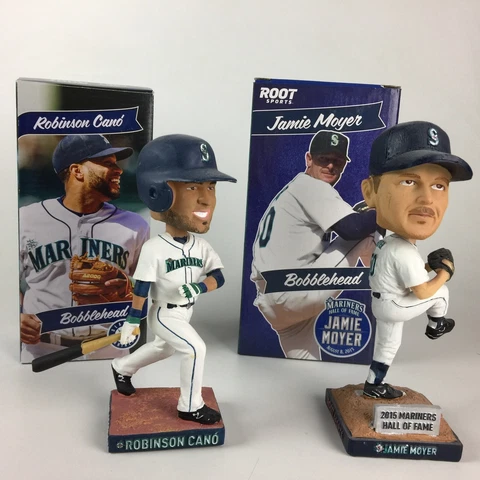 2015 Robinson Cano + Jamie Moyer BOBBLEHEADS SGA Seattle Mariners NEW Cover