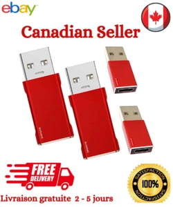4 Bloqueurs Données USB-C Data Blocker Super Charge iOS Android Anti Piraterie R - Photo 1 sur 7