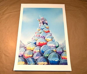 ๐ Flog Ideas Art Screen Print Signed #/80 Graffiti Urban Art shadow into wind - Picture 1 of 9