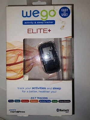NOVO na Caixa - WEGO ELITE+ Rastreador de Atividade e Sono 24/7 Rastreamento - WO9438BK - Imagem 1 de 4