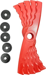 Testina Lama "Diablo 2" per Decespugliatore per Taglio Erba Rovi, Kit 5 Pezzi - Foto 1 di 12