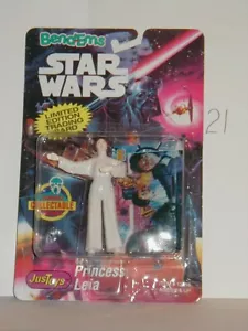 Star Wars JusToys Leia carded action figure w/Cockpit promo trading card 1993 - Picture 1 of 1