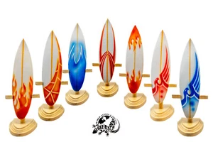 SU-012-L- / Miniatur Dekosurfboard 12 cm aus Holz surfen Surfbrett Surfboard - Bild 1 von 26