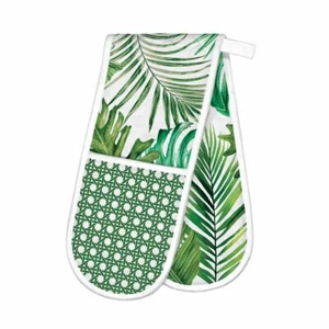 Michel Design Works Baumwolle Küche Doppel Ofenhandschuh Palm Breeze - NEU - Bild 1 von 1
