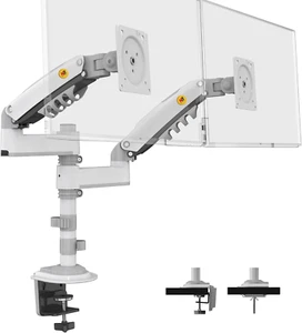 Dual Monitor Desk Mount Stand Full Motion Swivel Computer Monitor Arm Fits 2 Scr - Picture 1 of 6