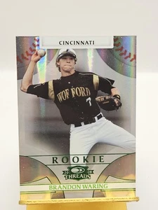 2008 Donruss Threads Rookie Green Century Proof /250 Brandon Waring #109 - Picture 1 of 2