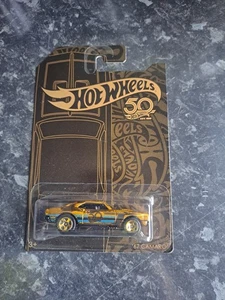 Hot Wheels | ‘67 Camaro | 50th Anniversary Gold Chase Car on card rare - Picture 1 of 2