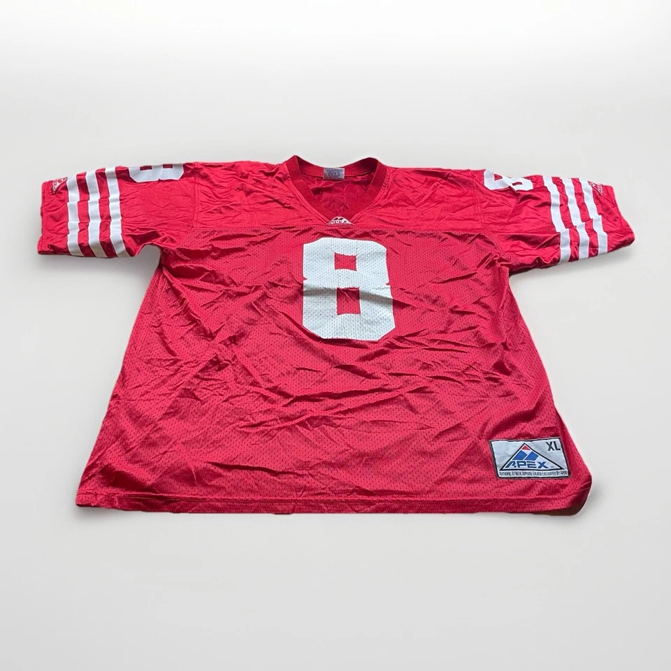 Camiseta Steve Young vintage de los San Francisco 49ers años 90 para hombre XL Apex One malla Foto 1 de 4