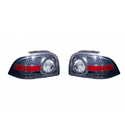 FO2811174 compatível com 1996-1998 Ford Mustang LED lanterna traseira par fibra de carbono - Imagem 1 de 4