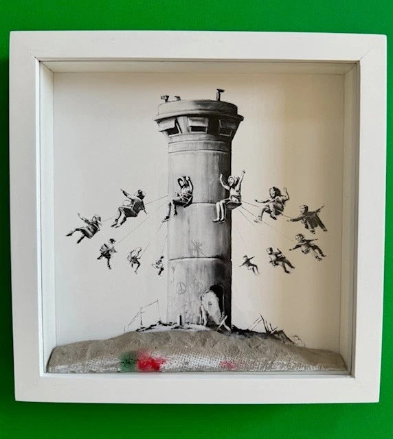 Banksy - Banksy, Lanciatore Di Fiori Del PIL, Ratto Del PIL E Crisi Del Pil Come Al Solito 2019 - Foto 8
