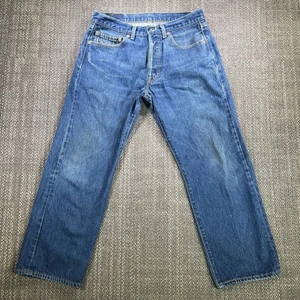Vtg Levi's 501 XX Mens Jeans 34x30 Fit 32x26 Button Fly South Africa 90s Denim - Picture 1 of 24